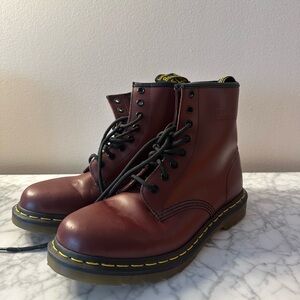 Dr. Martens Burgundy Boots